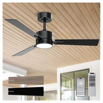 Ahawill 42" 6CCT Dimmable Ceiling Fan