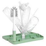 Ubbi On-The-Go Drying Rack Brush Set W/ Travel Case & Bottle Brush