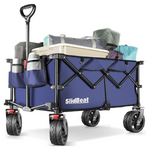 220L Portable All-Terrain Collapsible Wagon With Big Wheels