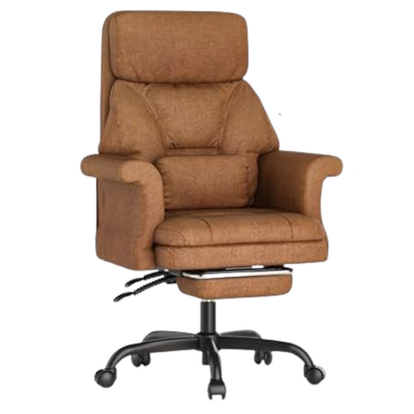 C39 Cross Legged Office Chair With Footrest & Convertible Armrests