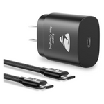 25W Type C Super Fast Charging Adapter with 6ft USB C Cable