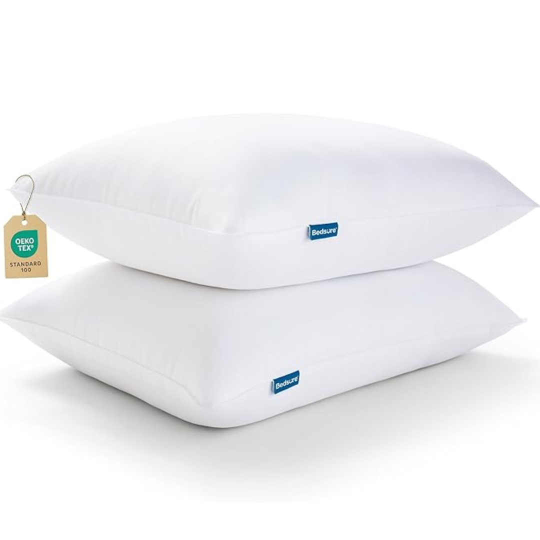 4-Pack (2 x 2-pk) Bedsure Premium Down Alternative Pillows (Queen)