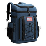 Portable Leakproof 50 Can Insulated Soft Cooler Backpack