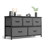 5 Fabric Drawers Floor Mount Cabinet Storage Organizers