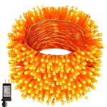 VTECHOLOGY 66Ft 200LED Orange Christmas Lights