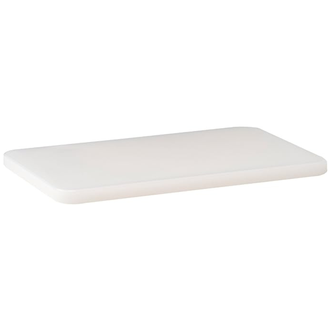 Winco Heavy-Duty 6" x 10" x 1/2" Plastic Cutting Board