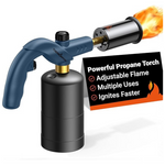 ThermoMaven Propane Torch with Adjustable Flame (Blue)
