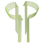 10-Pack Steel Plant Support Stakes