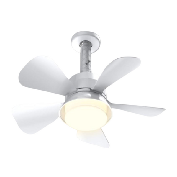 5-Level Dimmable LED Socket Ceiling Fan Light with Remote Control