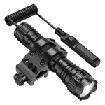 2500 Lumen Tactical Flashlight with Picatinny Rails Mount
