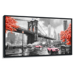 20"x40" Brooklyn Bridge Wall Art