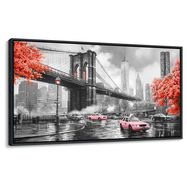 20"x40" Brooklyn Bridge Wall Art