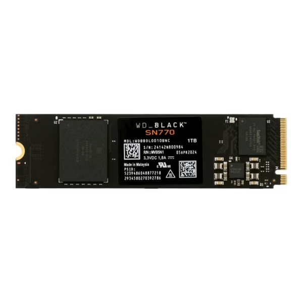 1TB WD Black SN770 PCIe Gen4x4 NVMe Internal Gaming SSD