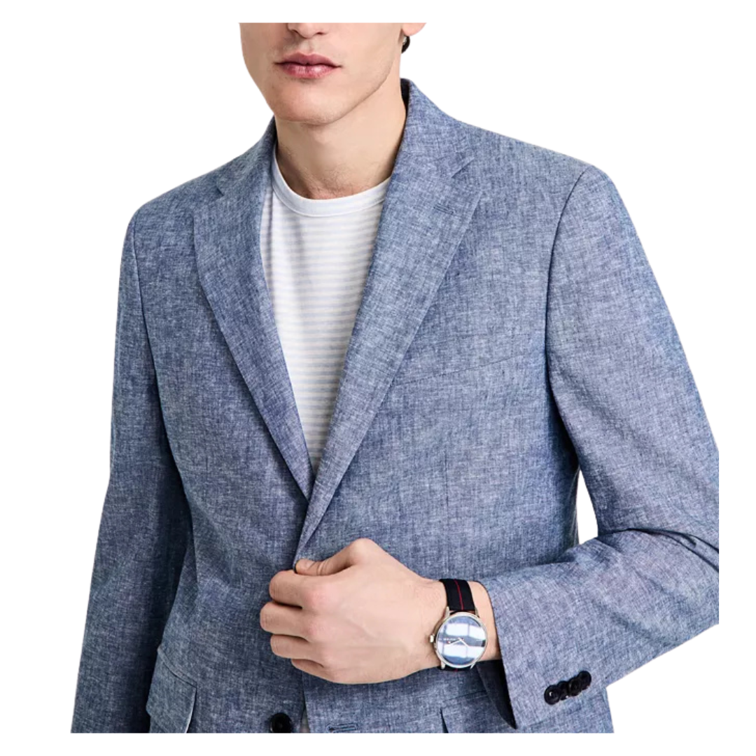 Tommy Hilfiger Men's Modern-Fit Linen Sport Coat