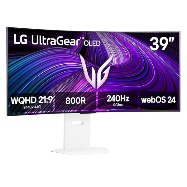 39" LG UltraGear Curved WQHD 240Hz 0.03ms HDR OLED Freesync And G-SYNC Compatible Gaming Monitor