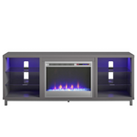 Ameriwood Home Lumina Fireplace TV Stand Up To 70" (Gray)