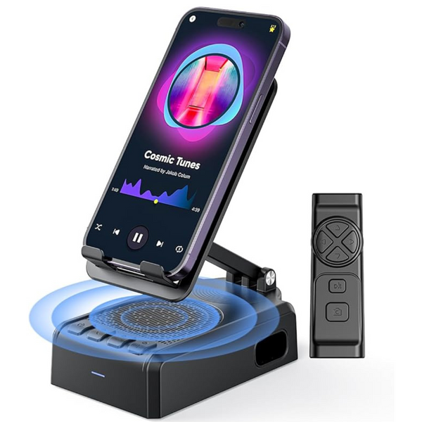 Bluetooth Phone Amplifier Speaker With Remote & Stand