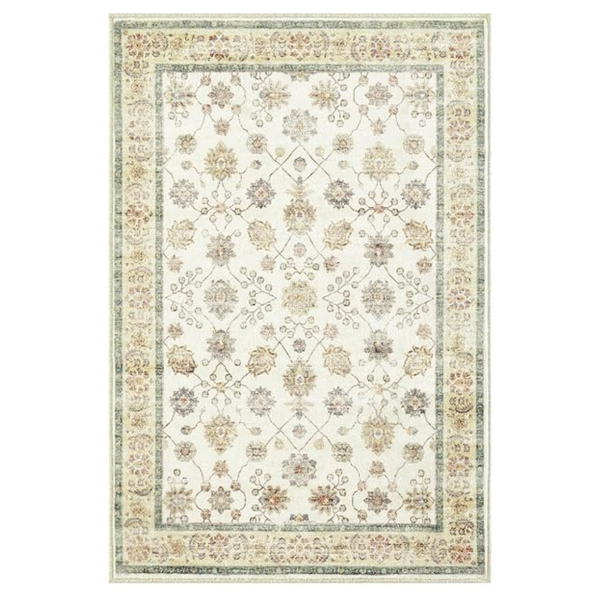 Washable Vintage Floral Runner Rug (2ft x 5ft)