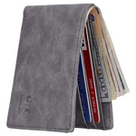 Gostwo Minimalist Leather ID Slim Bifold RFID Wallet