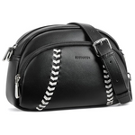 Women's Vegan Leather Baseball Crossbody Bags