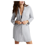 State Of Day Women's Notch Collar Sleepshirt (2 Colors)