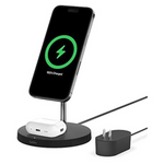 Belkin MagSafe 2-In-1 Wireless Fast Charging Station Stand (2 Colors)