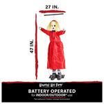 4 Ft. Animatronic Swinging Demon Girl With Lights And Sound