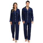 Swomog Silk Satin Family Matching Pajamas Set