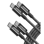 2-Pack 6ft Anker 333 100W USB-C to USB-C Charging Cables