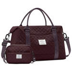 Women's Travel Duffel Carry-On Bags with Toiletry Bag