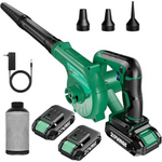 Kimo Cordless Leaf Blower Vacuum Combo with 2 Batteries