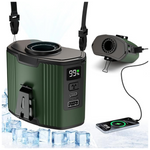 10000mAh Portable Fan Rechargeable Waist & Neck Fan