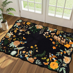 2' x 3' Floral Washable Non-Slip Area Rugs