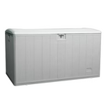 Hampton Bay 130 Gal. Wood Look Outdoor Storage Deck Box