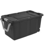 40-Gallon Sterilite Extra Large Wheeled Plastic Storage Bin with Handle