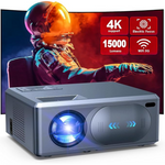 15000L 4K Projector with 5G WiFi Bluetooth
