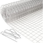 Olle 3/4" 18 Gauge Mesh Wire 50" x 50" Fence Mesh Roll