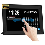 10.1" Touchscreen Digital Calendar Alarm Clock With Day And Date