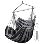 Lulladle Heavy Duty Hanging Rope Swing Hammock Chair, 500 Lbs Capacity