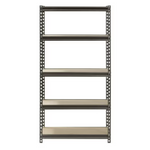 5-Shelf Heavy Duty Shelving (30"W x 12"D x 60"H)
