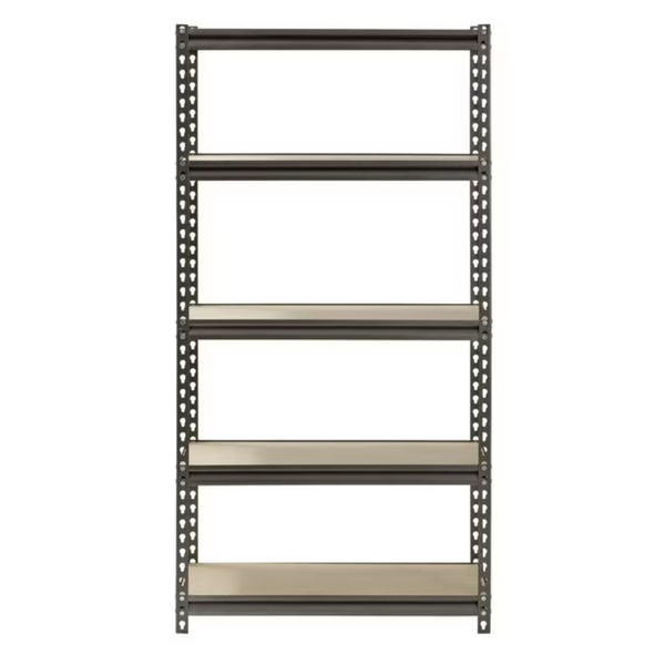 5-Shelf Heavy Duty Shelving (30"W x 12"D x 60"H)