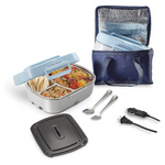 Hamilton Beach Portable Electric Lunch Box With Fork & Spoon
