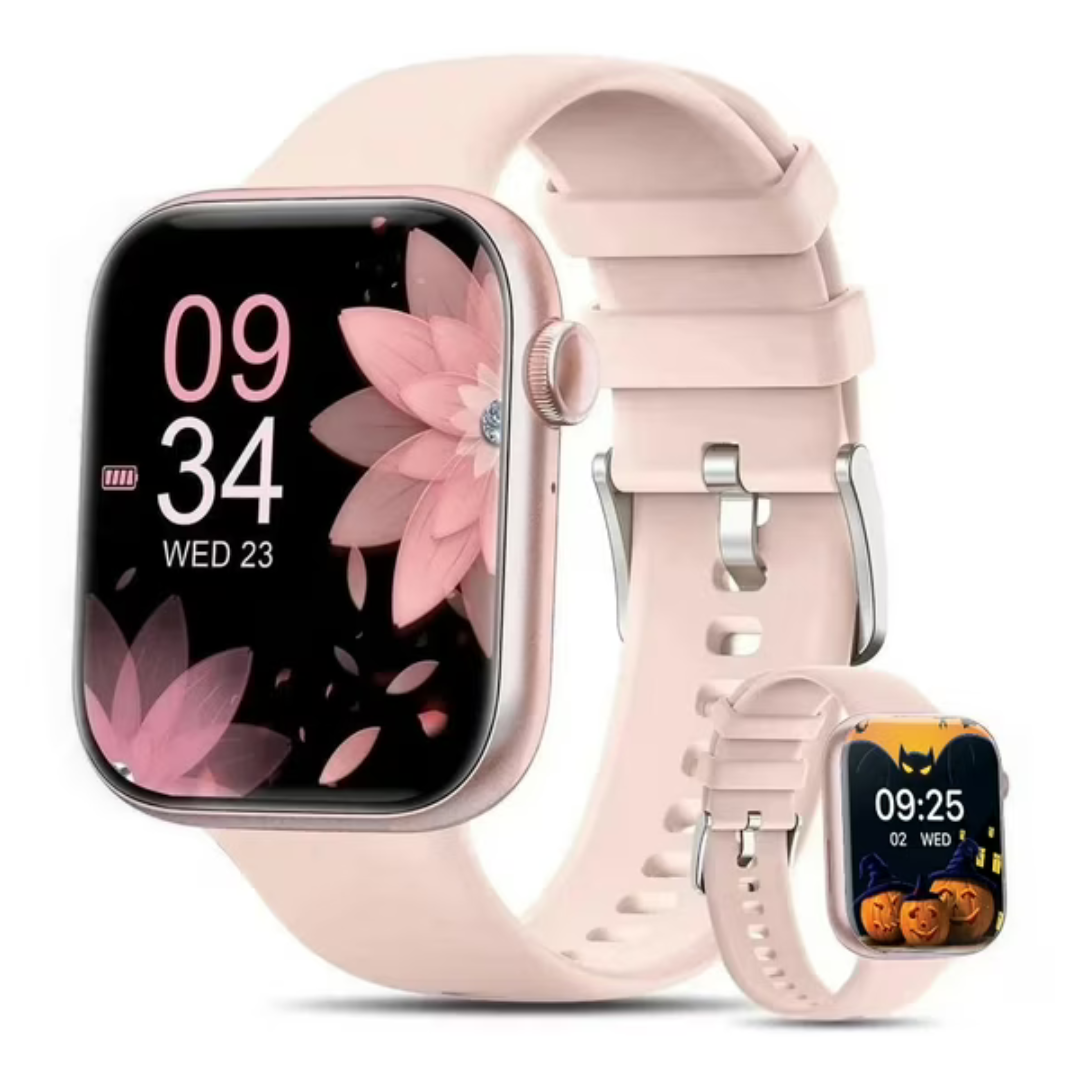 Mingdaln Unisex Activity Fitness Tracker 1.85" Smartwatch (2 Colors)