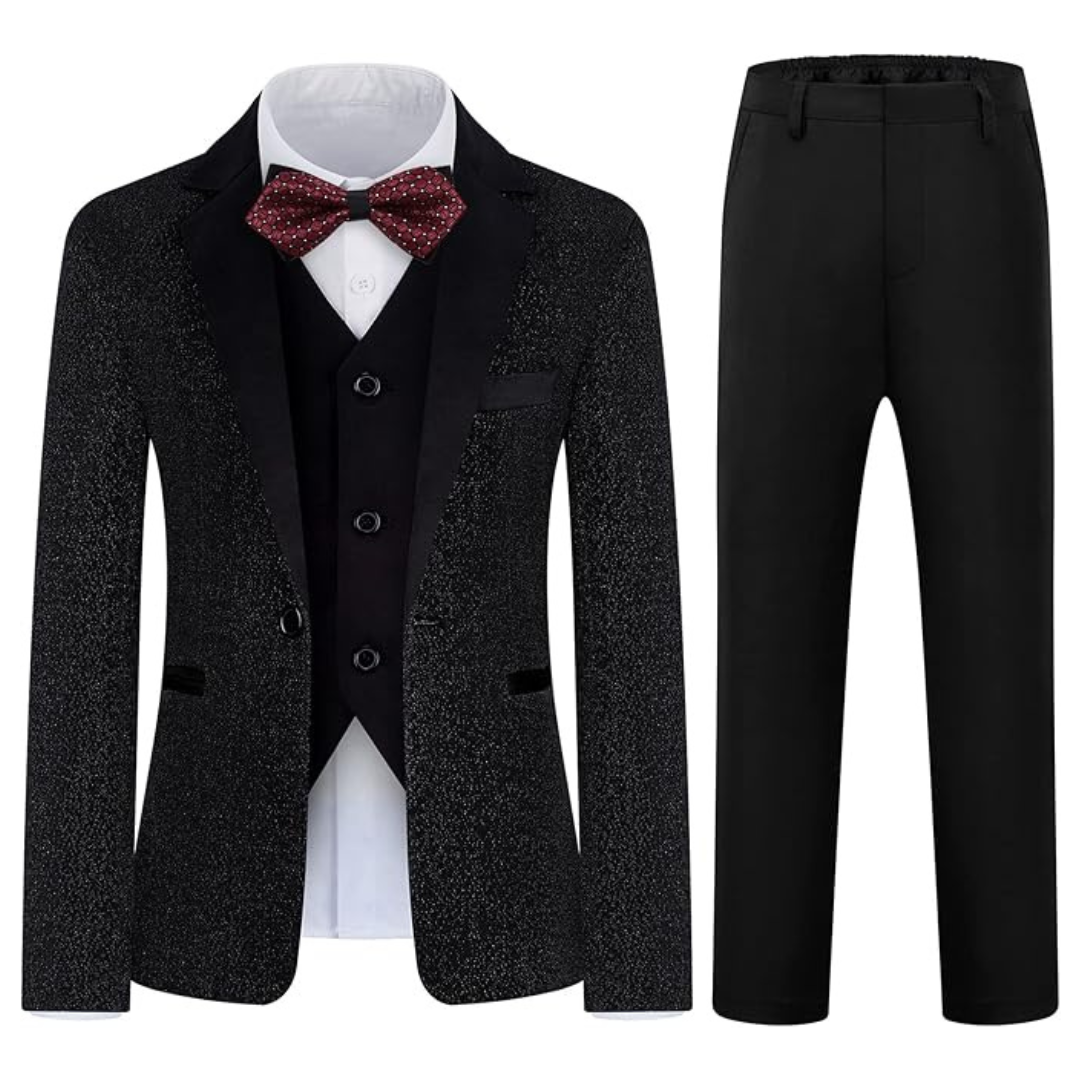 3 Piece Boys Suit Slim Fit Tuxedo Suit (Various)