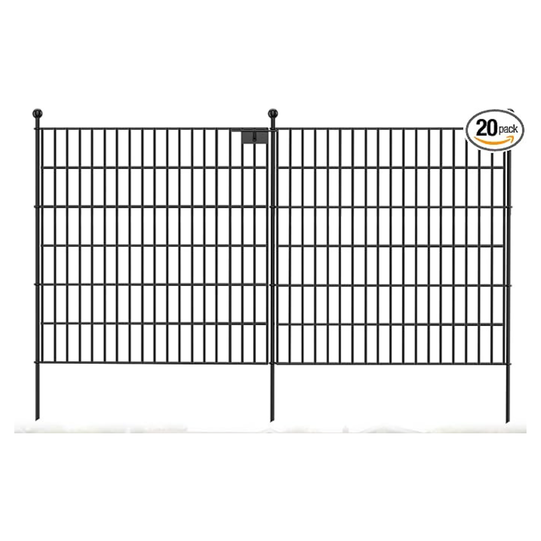 20-Panel Land Guard 30"x50' No Dig Garden Fence