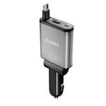 Flexino 30W PD Retractable USB-C Car Charger W/ USB-C & USB-A Ports