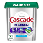 71-Count Cascade Platinum Dishwasher Detergent Pods