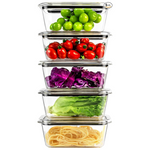 5-Pack Freshmage 32oz Food Storage Containers with Lids