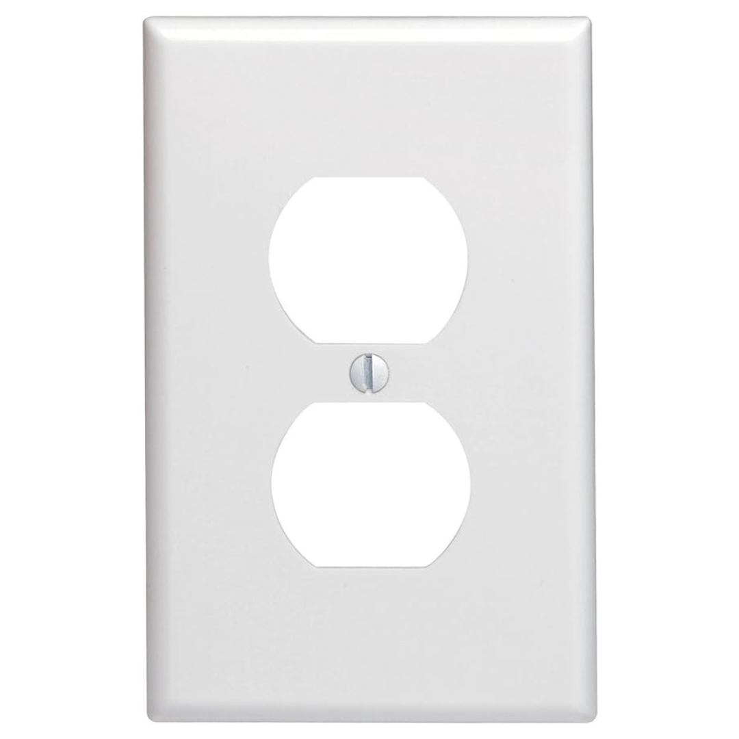 Leviton 1-Gang Duplex Device Receptacle Wallplate