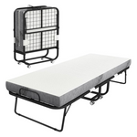 78.75" x 31.5" Folding Bed with Memory Foam Mattress